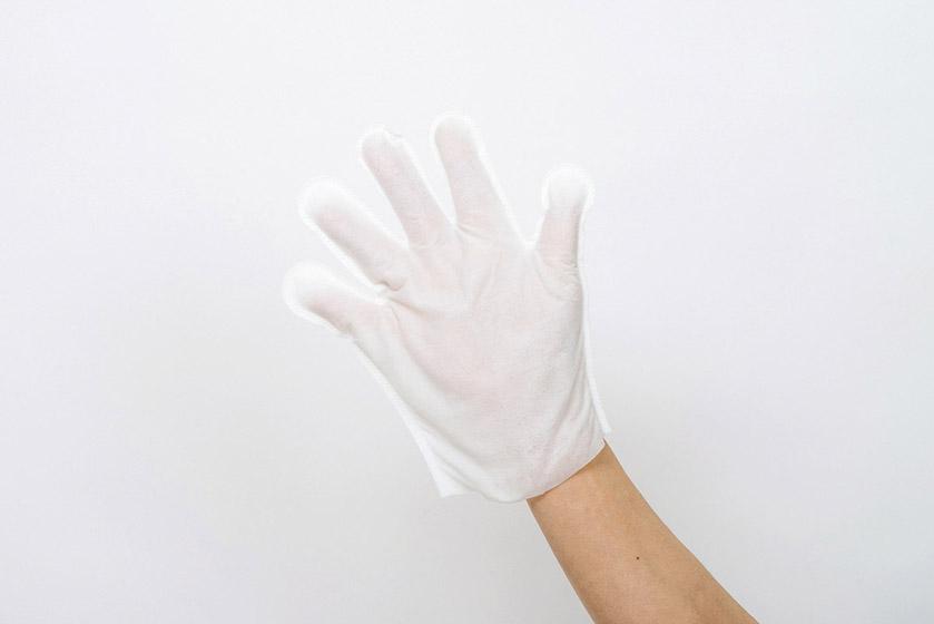 水のいらない泡なしｼｬﾝﾌﾟｰｳｪｯﾄ手袋2枚入×80個