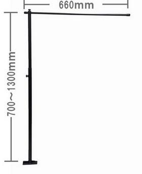 伸縮式タペストリーハンガー　Ｌ型　　
