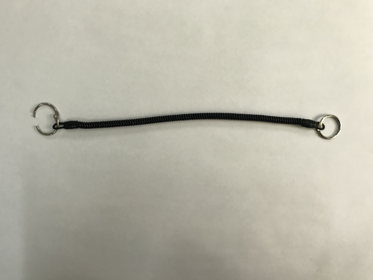 ガイドホルダー黒　260ｍｍ　両サイド開閉リング