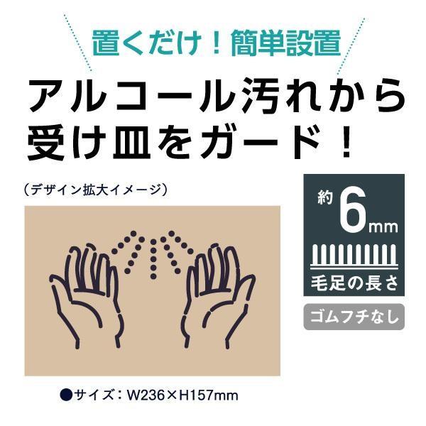 オートディスペンサースタンド用受け皿マット