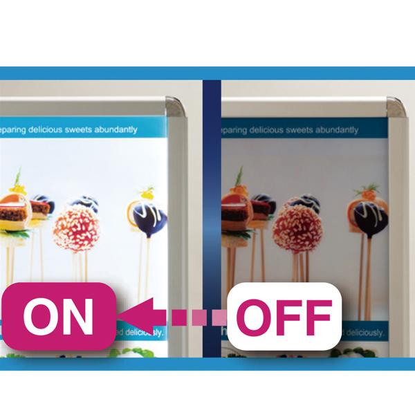 LEDライティングパネル『LEDグリップA®』 B1片面 ブラック LEDライティングパネル『LEDグリップA®』 B1片面 ブラック