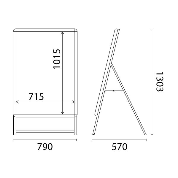 LEDライティングパネル『LEDグリップA®』 B1片面 ブラック LEDライティングパネル『LEDグリップA®』 B1片面 ブラック