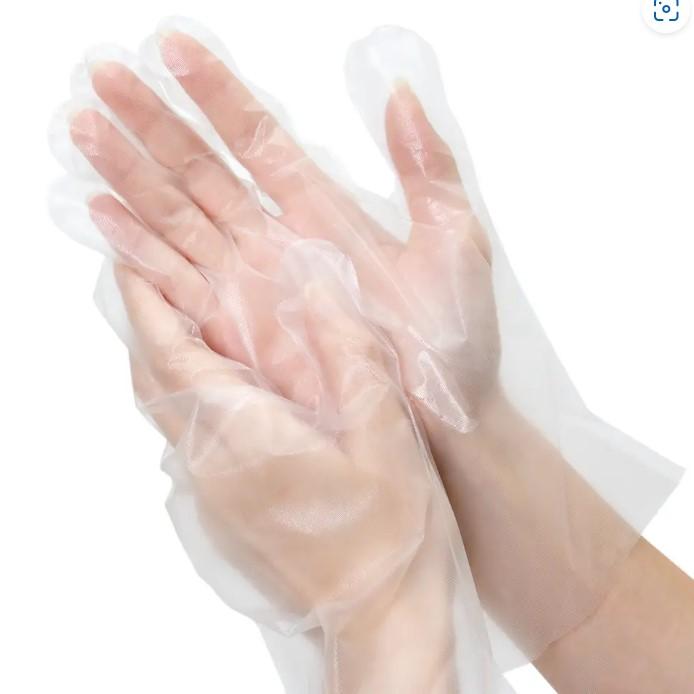 ハイクリーンエンボス手袋 フィンガーフィットタイプ(青)