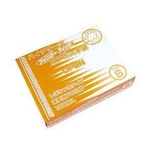 ハイクリーンエンボス手袋 フィンガーフィットタイプ(透明)